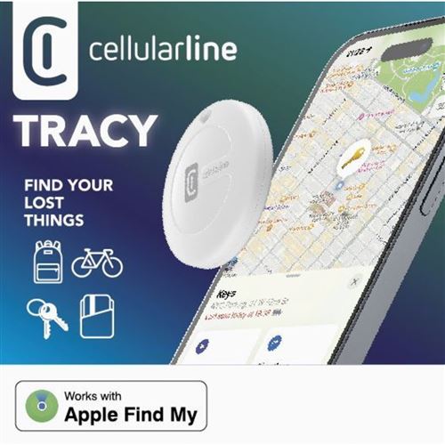 Localizador Bluetooth Cellularline Tracy para iOS - Branco For Cheap