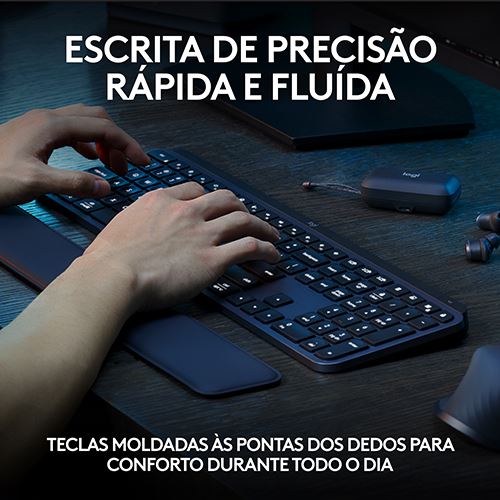 Teclado Logitech MX Keys S PT - Preto Supply