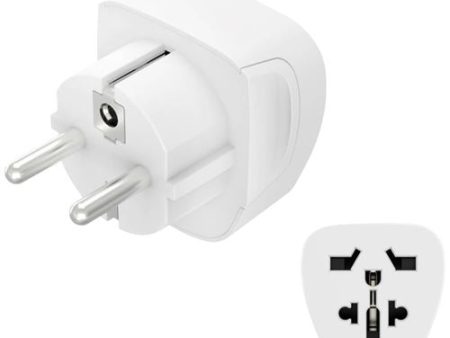 Adaptador de Viagem Hama Uk Us China Itália Suiça-Euro 223456 Online now