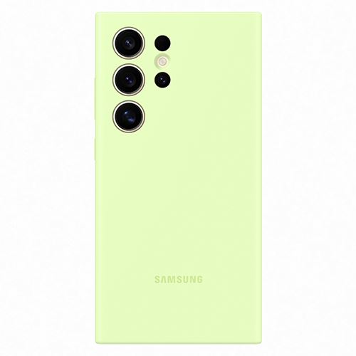 Capa de Silicone Samsung para Samsung Galaxy S24 Ultra - Verde Lima Online now