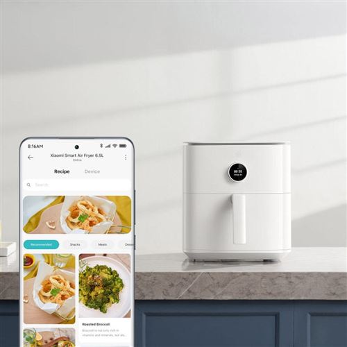 Fritadeira sem Óleo Xiaomi Mi Smart Air Fryer 6.5L 1800W Branca Supply