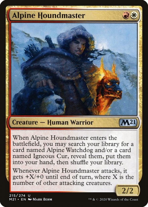 Alpine Houndmaster [Core Set 2021] Supply