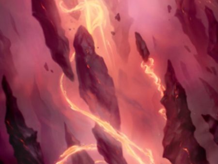 Mountain 1 Art Card (Gold-Stamped Signature) [Zendikar Rising Art Series] Online Hot Sale