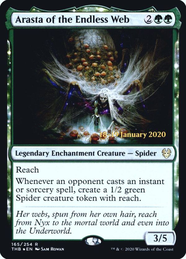 Arasta of the Endless Web [Theros Beyond Death Prerelease Promos] Online Hot Sale