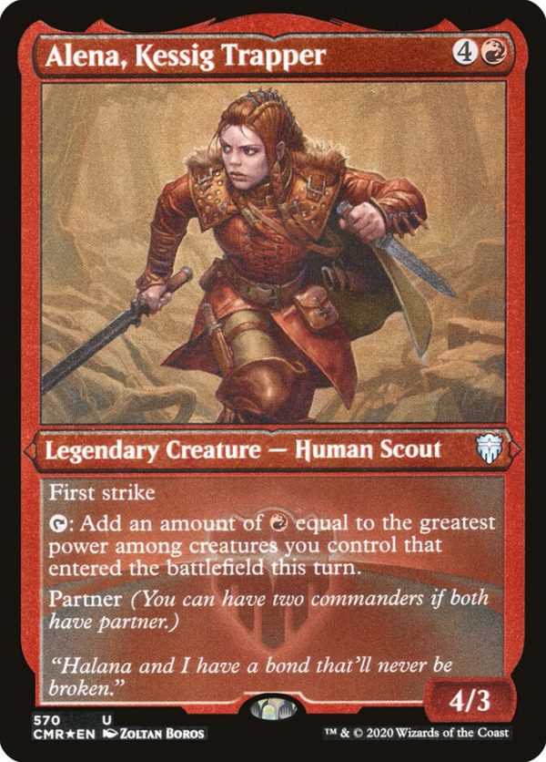 Alena, Kessig Trapper (Etched) [Commander Legends] For Discount