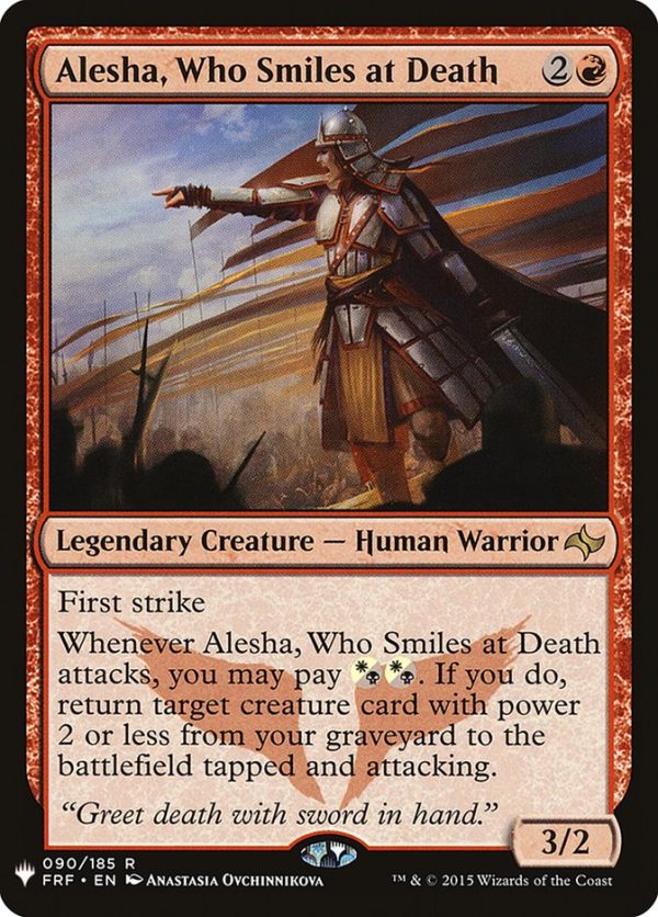 Alesha, Who Smiles at Death [The List] Online Sale