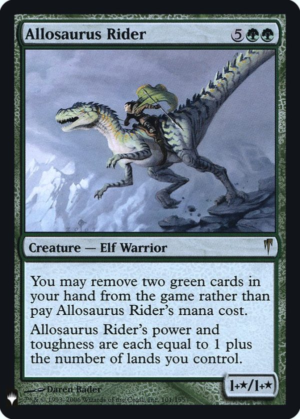 Allosaurus Rider [Mystery Booster] For Sale