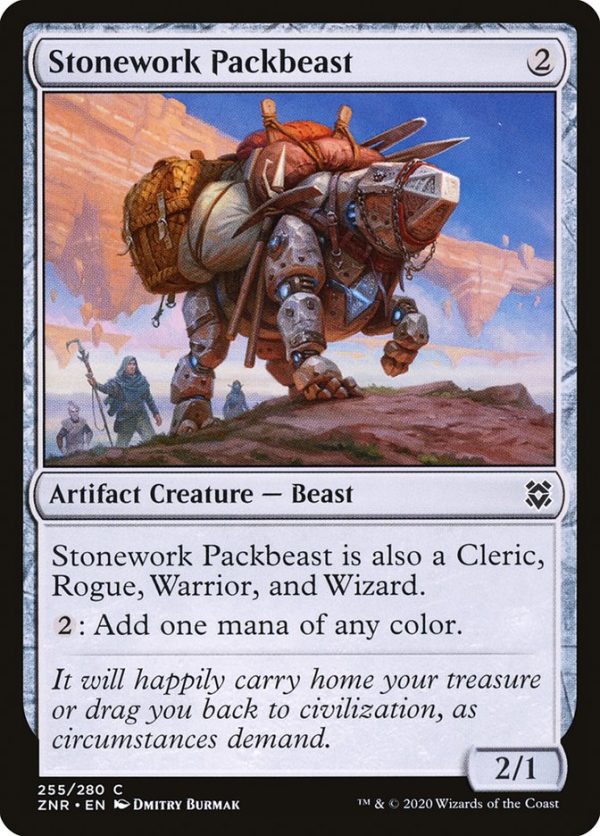 Stonework Packbeast [Zendikar Rising] Online now