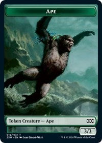 Ape    Beast Double-Sided Token [Double Masters Tokens] Hot on Sale