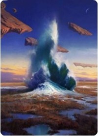 Flooded Strand Art Card [Zendikar Rising Art Series] Sale