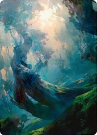 Forest 3 Art Card [Zendikar Rising Art Series] Hot on Sale