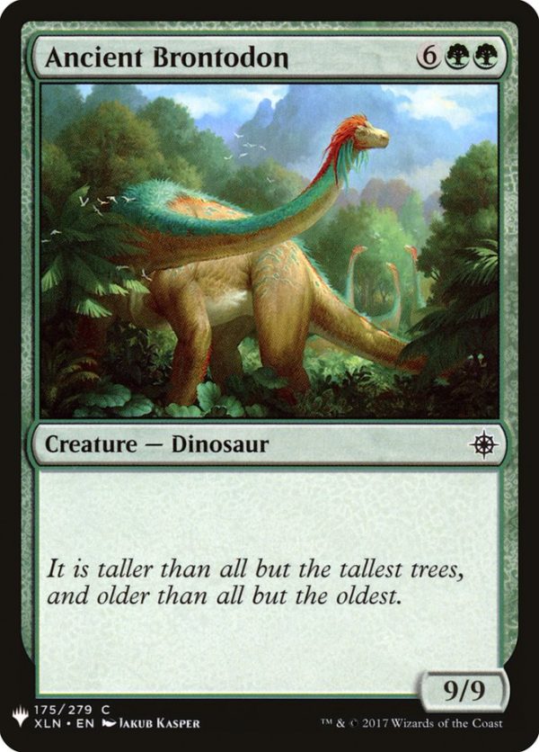 Ancient Brontodon [Mystery Booster] Supply