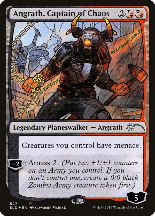 Angrath, Captain of Chaos (Stained Glass) [Secret Lair Drop Promos] For Cheap